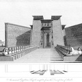 An ancient Egyptian Temple complete, from the Description of Strabo
