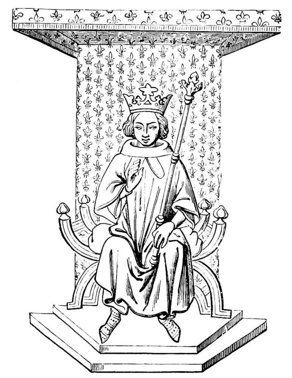 Louis IX. represented in his Regal Chair.jpg