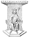 Louis IX. represented in his Regal Chair