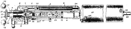Gun Maxim, ·303 Inch - plan, with cover removed