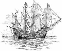 An English Warship of the Time of Henry V