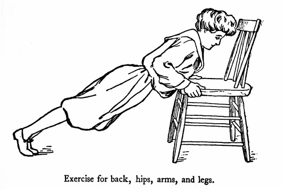 Exercise for back, hips, arms, and legs 2