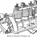 Motor of Franklin Touring Car