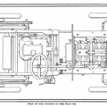 Plan of the chassis of the FIAT Car