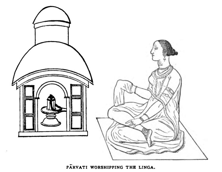 Parvati worhipping the Linga.jpg