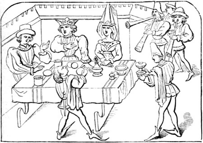 Royal Dinner of the time of Edward IV.jpg